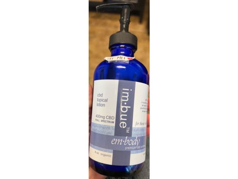 im.bue Em·body Cbd Topical Lotion, 8 oz