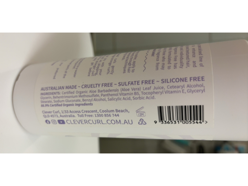 Clever Curl Leave-In Curl Cream, 15.2 fl oz/450 mL