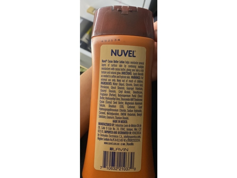 Nuvel Cocoa Butter Moisturising Lotion, 10 fl oz/295 mL