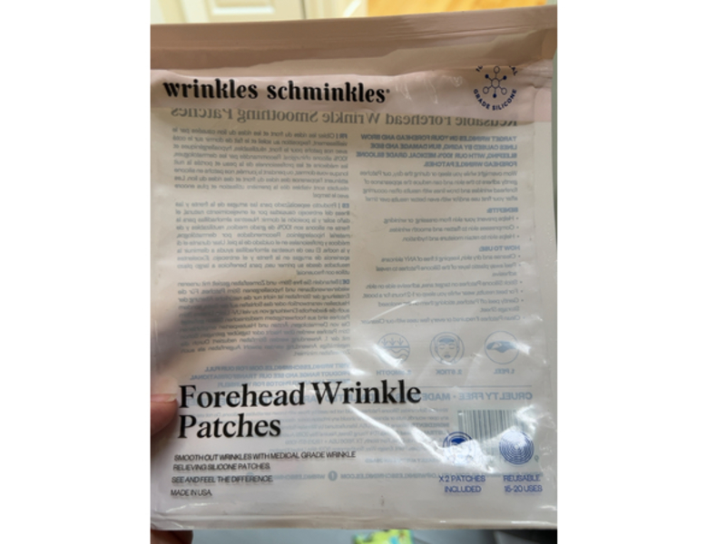 Wrinkles Schminkles Forehead Wrinkle Patches, 2 Count