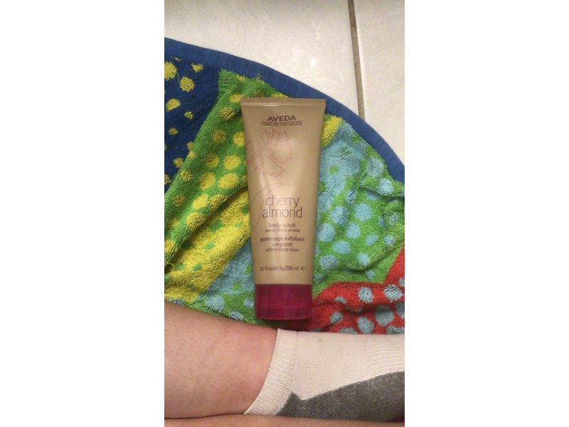Aveda Body Scrub, Cherry Almond, 6.7 fl oz/200 ml