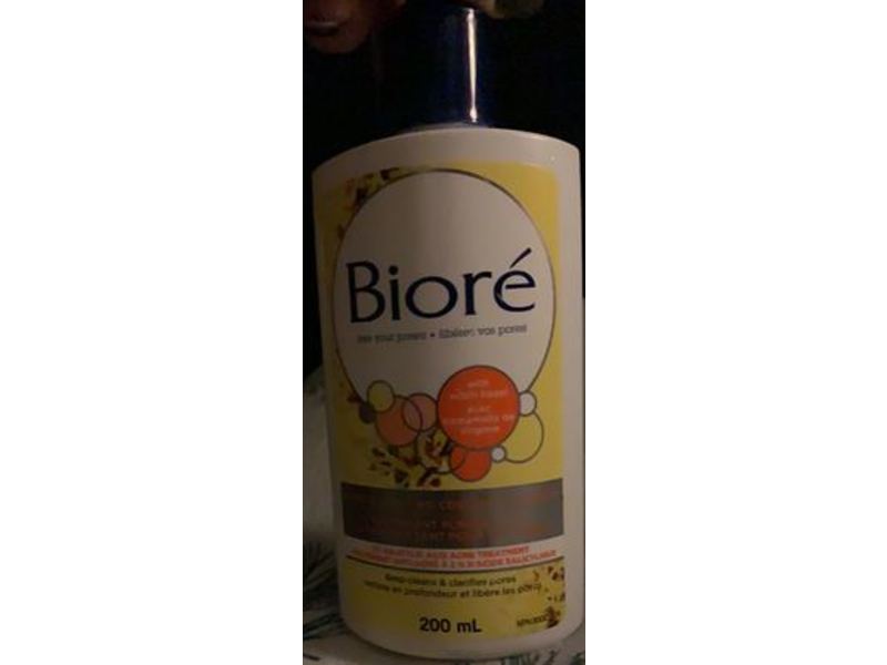 Biore Pore Clarifying Cooling Cleanser, 6.7 fl oz/ 200 mL