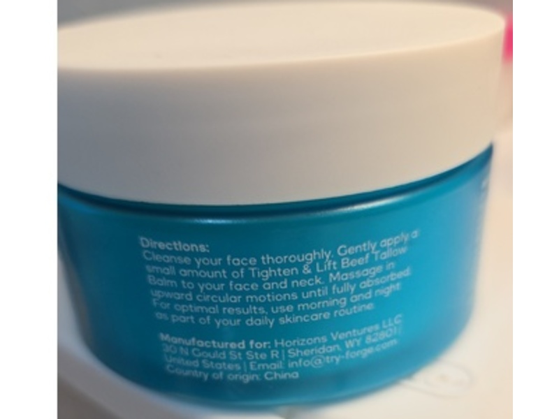 Forge Skin Tighten & Lift Balm, Beef Tallow, 1.7 fl oz/50 g