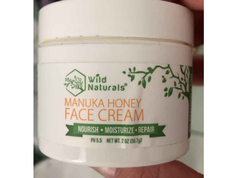 Wild Nature Manuka Honey Face Cream, 2 oz/56.7 g