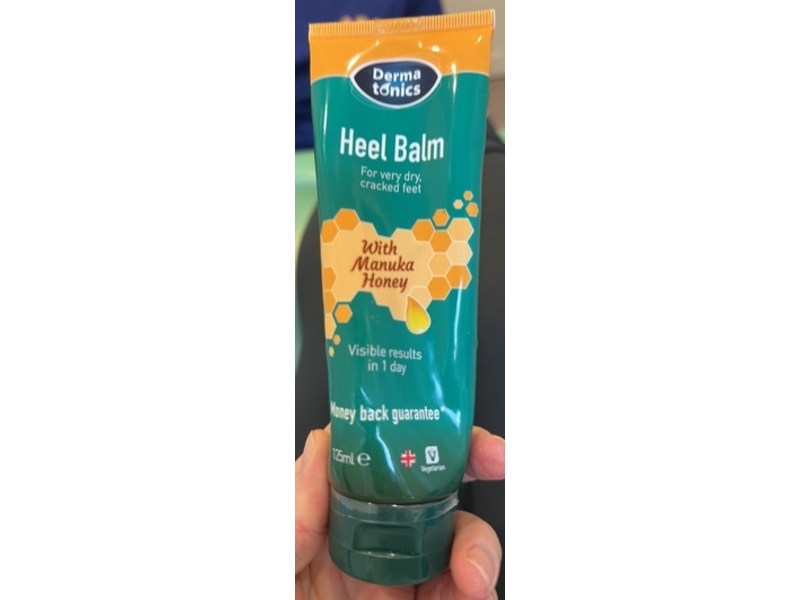 Dermatonics Heel Balm, Manuka Honey, 125mL