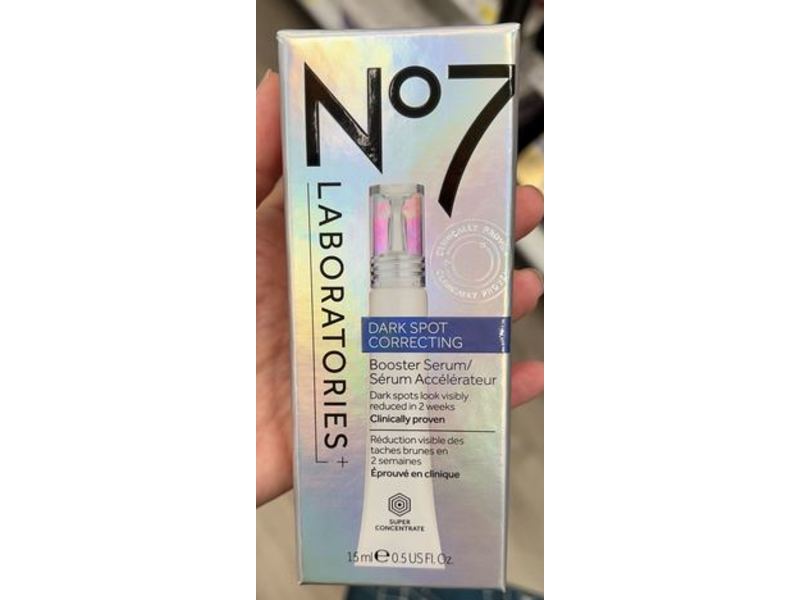 No7 Laboratories Dark Spot Correcting Booster Serum,0.5 fl oz/15 mL