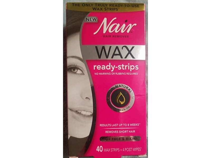 Nair Hair Remover Wax Ready-Strips, 40 Count (Pack of 3)