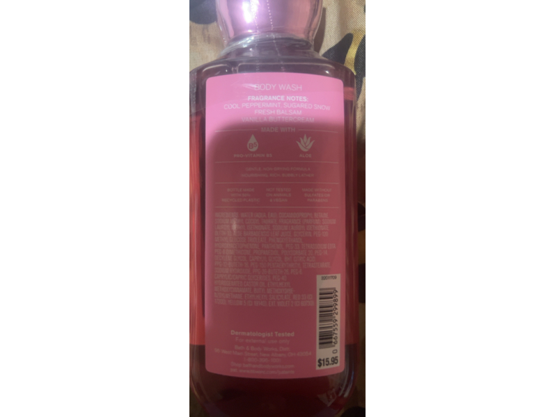 Bath & Body Works Body Wash, Twisted Peppermint, 10 fl oz/295 mL