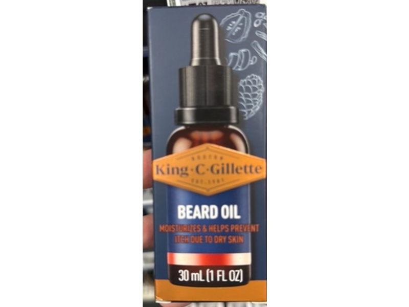 King C. Gillette Beard Oil, 1 fl oz/30 mL