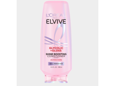L'Oreal Paris Elvive Glycolic + Gloss Shine Boosting Conditioner, 3.5 fl oz/399 mL