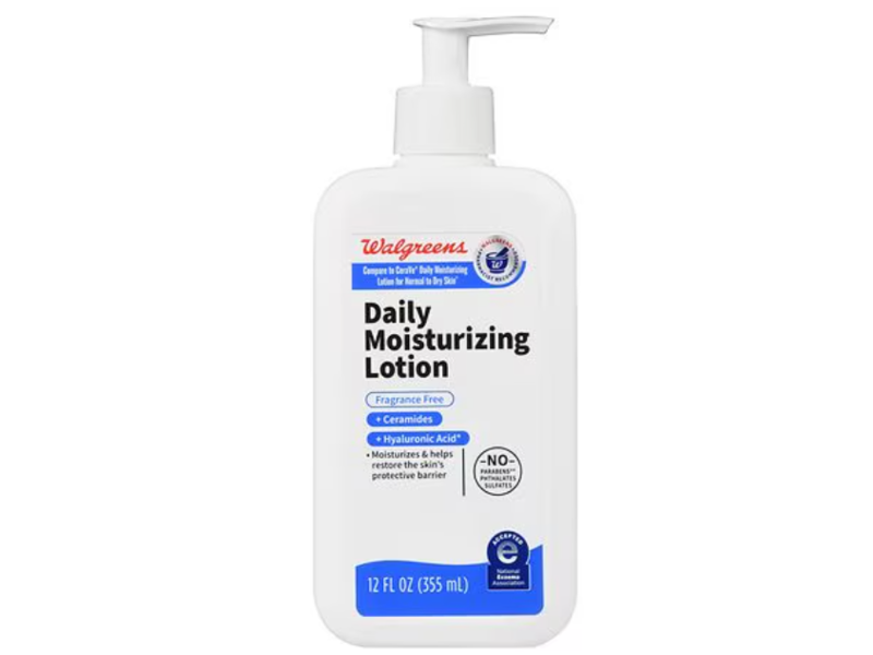Walgreens Daily Moisturizing Lotion, Fragrance Free, 12.0 fl oz/355 mL