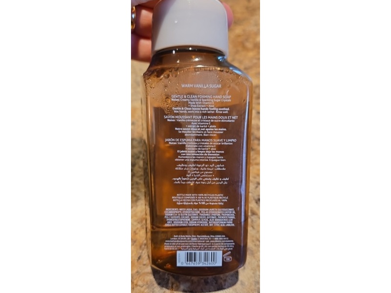 Bath & Body Works Gentle And Clean Foaming Hand Soap, Warm Vanilla Sugar, 8.75 fl oz/259 mL