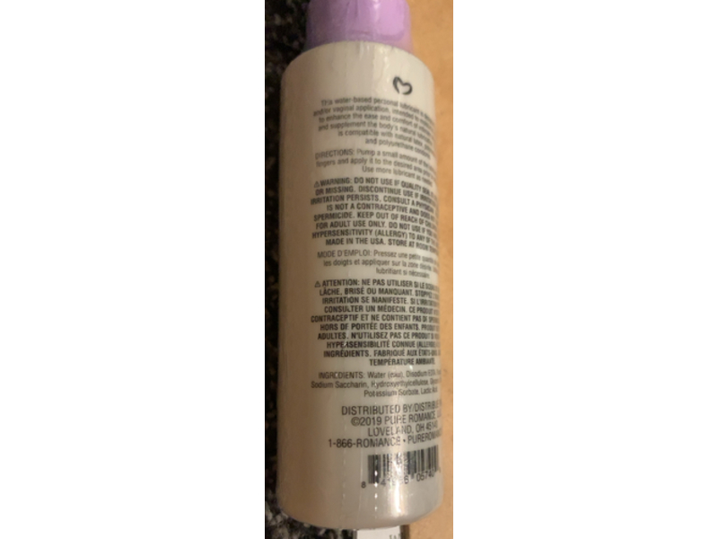 Pure Romance Just Like Me Water Based Personal Lubricant, Glazed Sugar Donut, 3.38 fl oz/99.9 mL