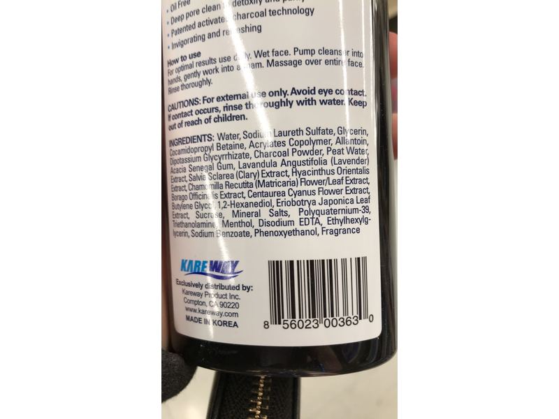 Epielle Deep Pore Charcoal Cleanser, 6.77 fl oz/200 mL