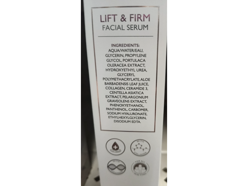 Clinicals Lift & Firm Facial Serum, Collagen & Ceramides, 1.7 oz/50 mL
