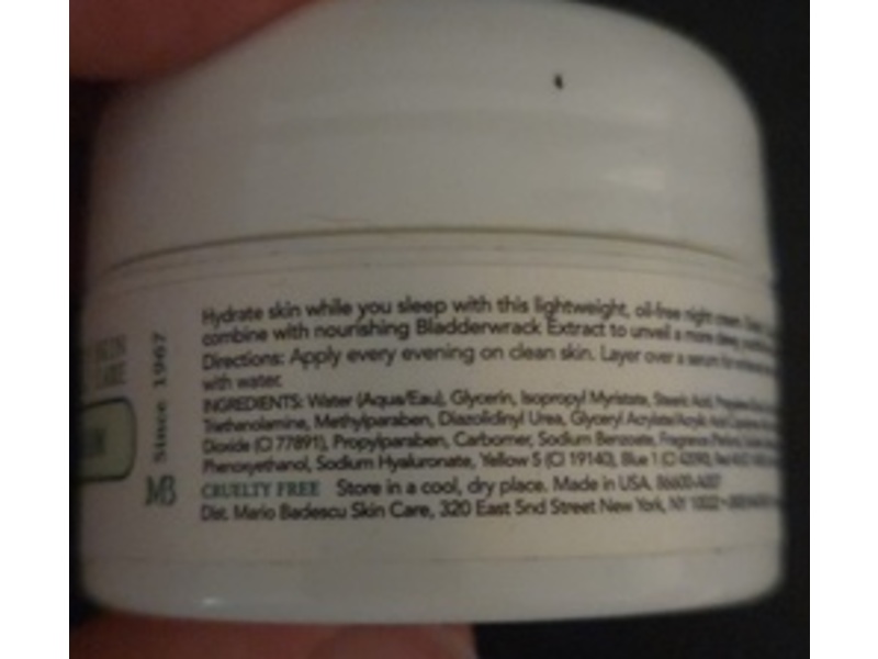 Mario Badescu Skin Care Seaweed Night Cream, 0.5 oz/14 g