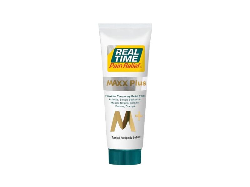 Real Time Pain Relief Maxx Plus Topical Analgesic Lotion, 3 fl oz/88 mL