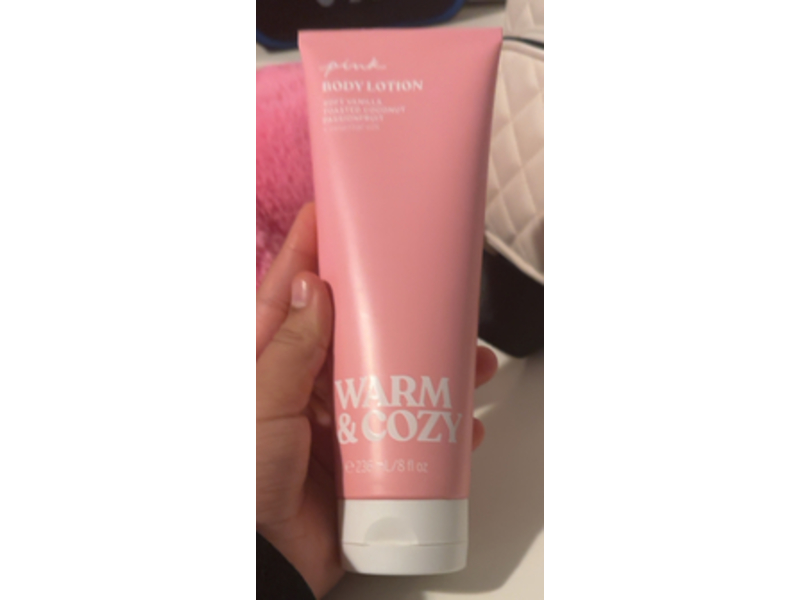 Victorias Secret Pink Body Lotion, Warm And Cozy, 8 fl oz/236 mL