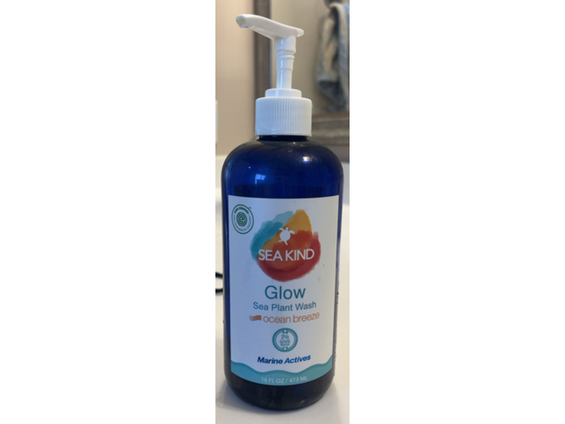 Sea Kind Glow Sea Plant Wash, Ocean Breeze, 16 fl oz.473 mL