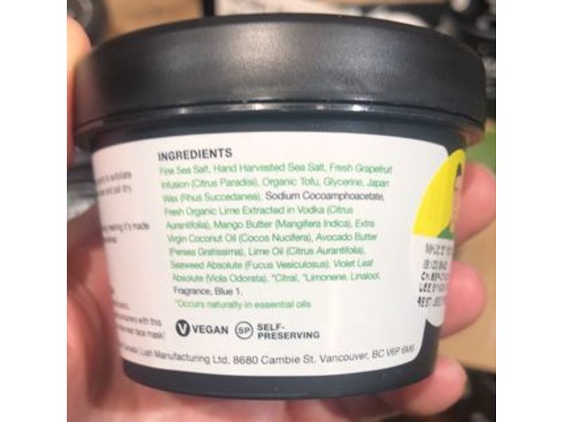 Lush Ocean Salt Face & Body Scrub, 4.2 oz/120 g