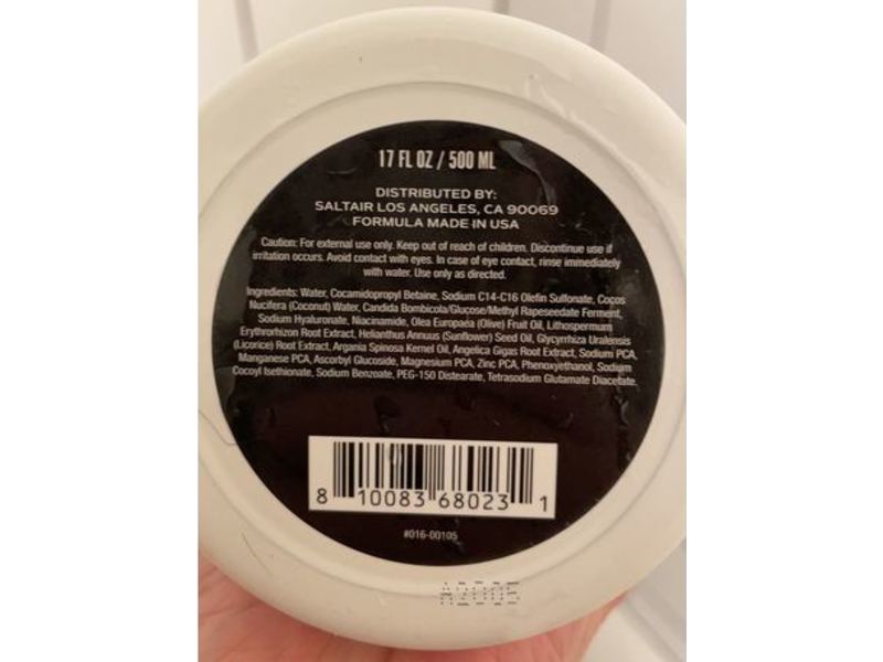 Saltair Serum Body Wash, Fragrance Free, 17 fl oz/500 mL