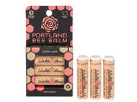 Portland Bee Lip Balm, Rose Garden, 0.15 oz/4.2 g, 3 Pack - Image 2