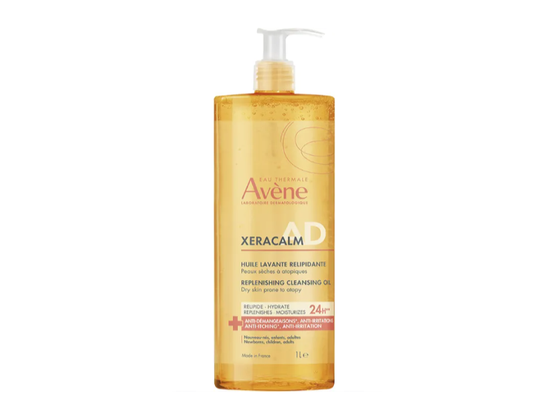 Eau Thermale Avene Xeracalm AD Replenishing Cleansing Oil, 1 L
