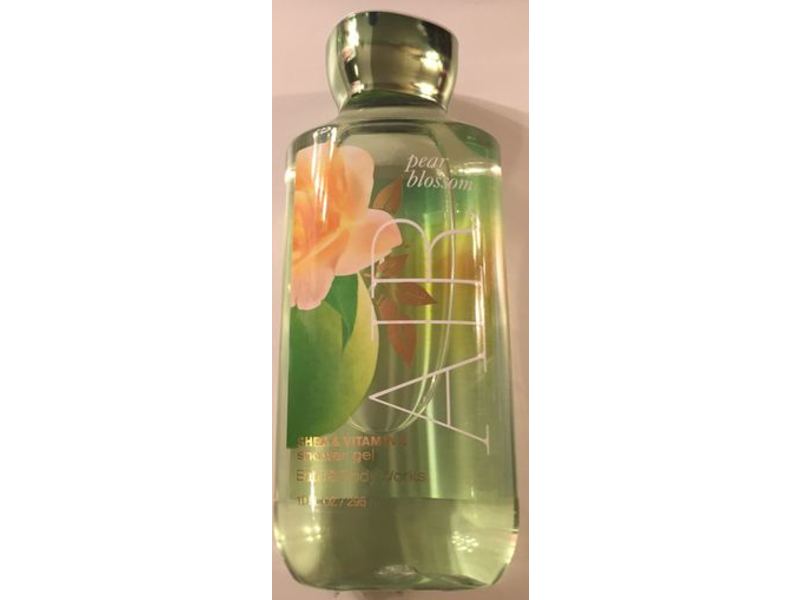 Bath & Body Works Air Shower Gel, Pear Blossom Shea Vitamin E, 10 oz/295 mL