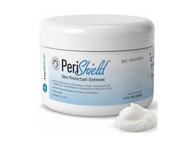 Med Pride AmeriDerm Peri Shield Skin Protectant Ointment, 16 oz/452 g