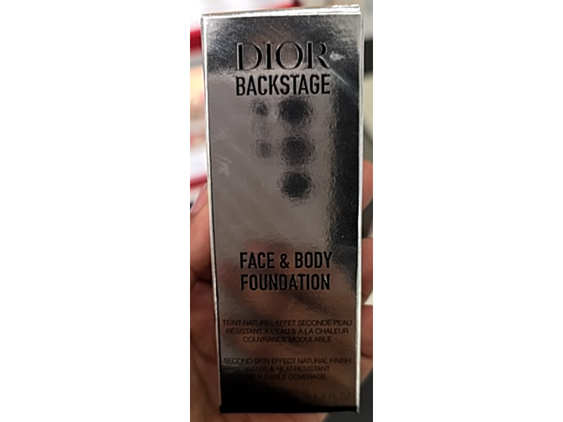 Dior Backstage Face & Body Foundation, 3.5N Neutral, 1.7 oz/50 mL