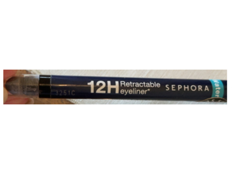 Sephora Collection Waterproof 12hr Retractable Eyeliner, 15 Shimmer Slate Gray, 0.01 oz/0.3 g