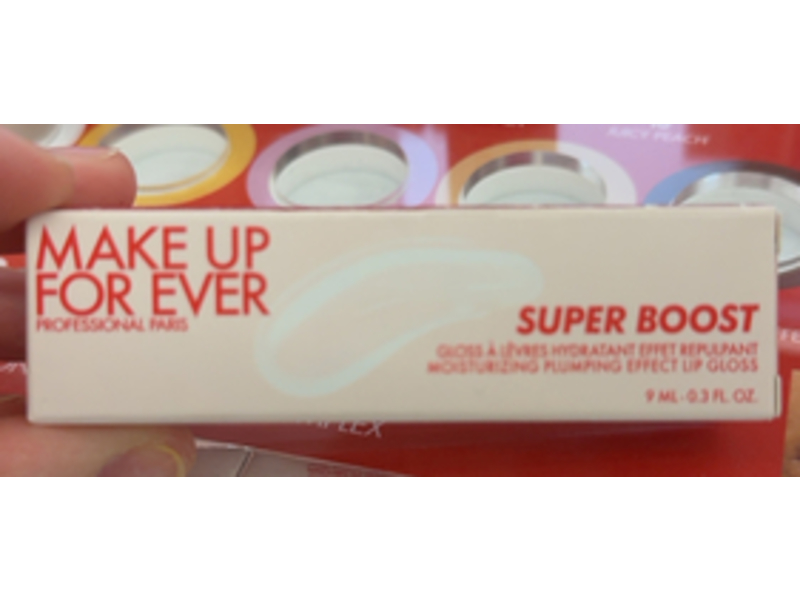 Make Up For Ever Super Boost Lip Gloss, 04 Latte Glaze, 0.3 fl oz/9 mL
