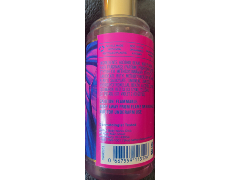 Bath & Body Works Bahamas Fragrance Mist, Passionfruit & Banana Flower, 2.5 fl oz/75 mL