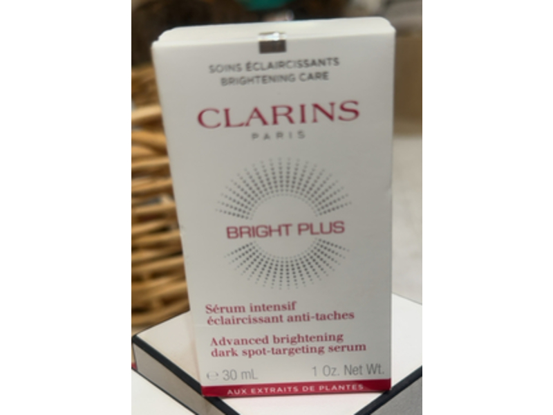 Clarins Paris Bright Plus Dark Spot Targeting Serum, 1 oz/30 mL