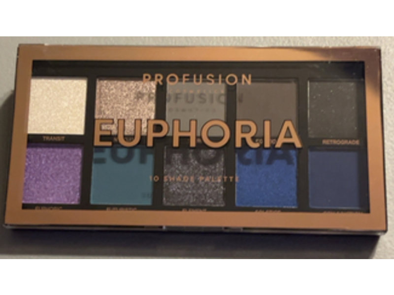 Profusion Cosmetics Euphoria 10 Shade Palette, 0.42 oz/12 g