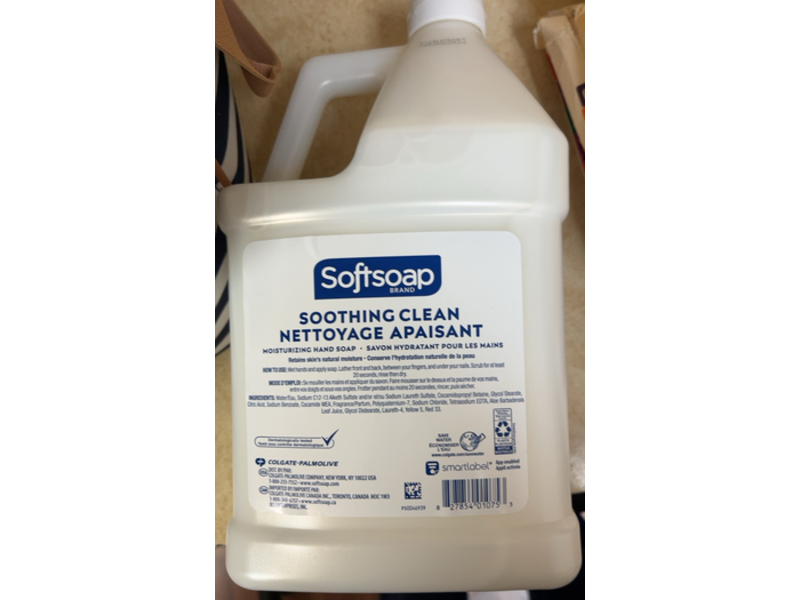 Softsoap Soothing Clean Hand soap, Aloe Vera Fresh, 128 fl oz/3.78 L