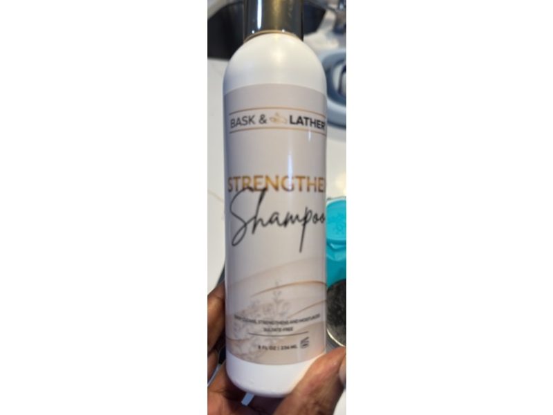 Bask & Lather Strengthen Shampoo, 8 fl oz/236 mL