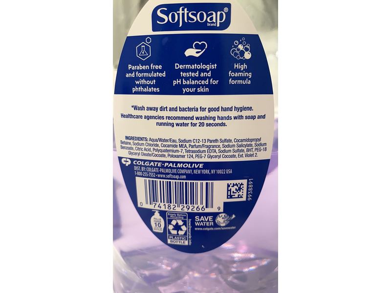 Softsoap Advanced Clean Hand Soap Refill, 80 fl oz/2.36 L