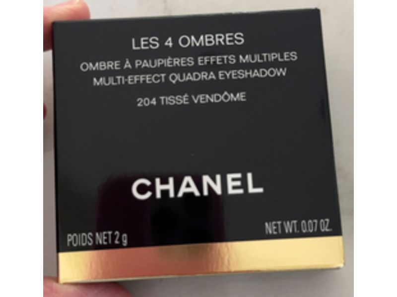 Chanel Les 4 Ombres Multi-Effect Quadra Eyeshadow, 204 Tisse Vendome, 0.07 oz/2g