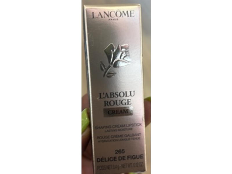 Lancome L'Absolu Rouge Hydrating Cream Lipstick, 265 Delice De Figue, 0.12 fl oz/3.4 g