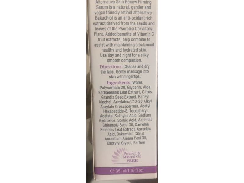 Lanoline Bakuchiol Firming Serum, Vitamin C, 1.18 fl oz/35 mL