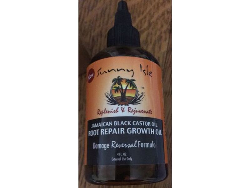 Sunny Isle Root Repair Growth Castor Oil, Jamaican Black, 4 fl oz