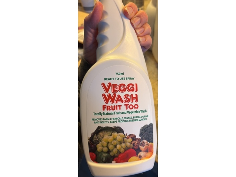 Veggi Wash Fruit Too Fruit And Vegetable Wash Spray, 750 mL