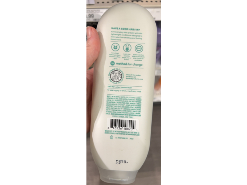 Method Daily Zen Conditioner, Cucumber, Seaweed & Green Tea, 13.5 fl oz/399 mL