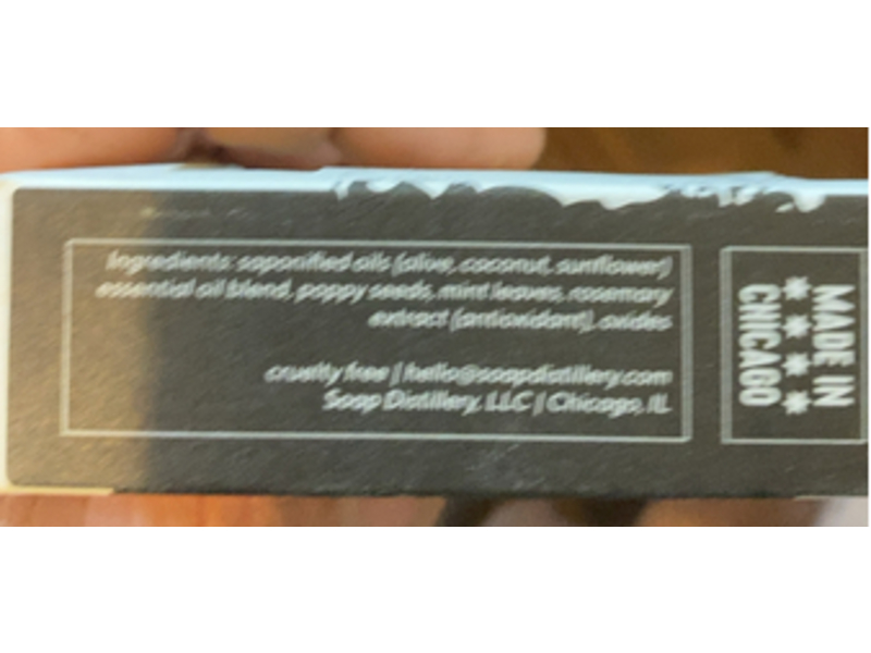 Soap Distillery Soap Bar, Mint Mojito, 4 oz/113 g