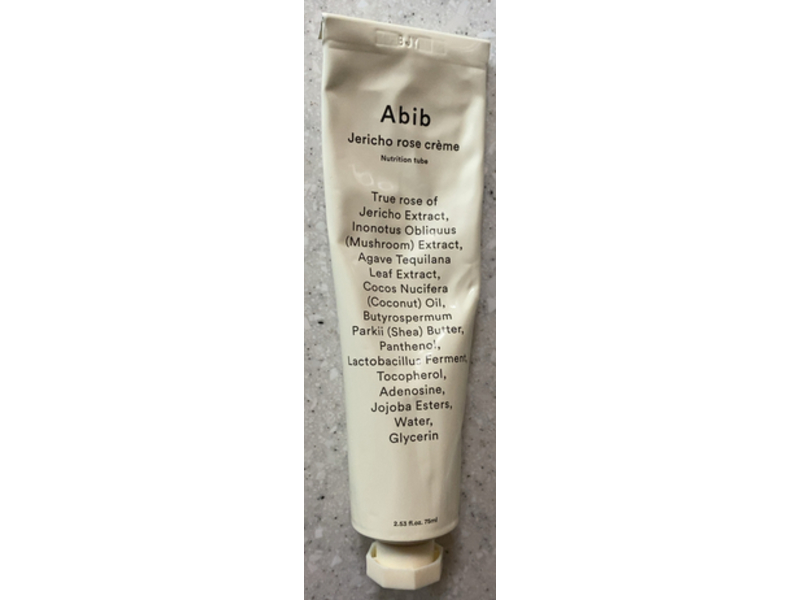 Abib Jericho Rose Creme Nutrition Tube, 2.53 fl oz/75 mL