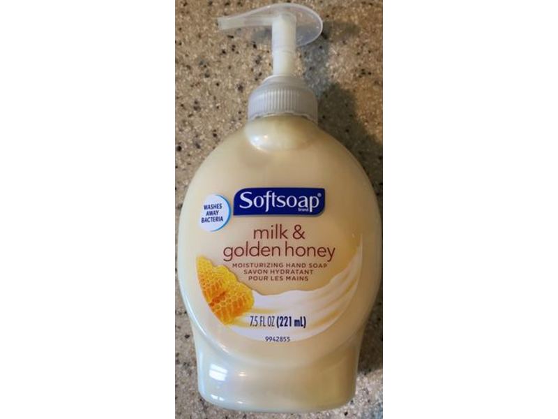 Softsoap Moisturizing Hand Soap, Milk & Golden Honey, 7.5 fl oz/221 mL, Pack Of 2