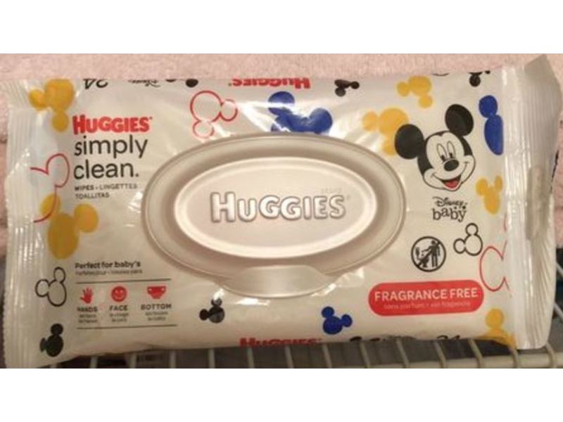 Huggies Simply Clean Baby Wipes, Fragrance Free, 24 Wipes