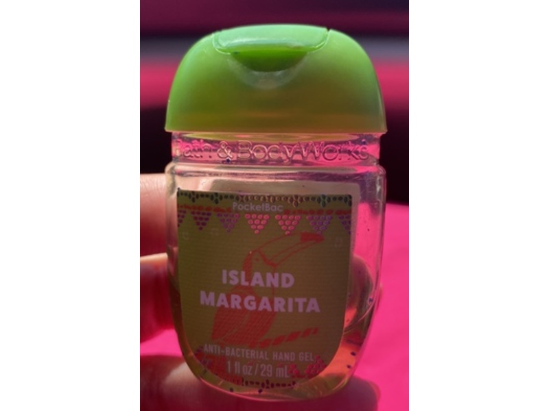 Bath & Body Works Anti-Bacterial Hand Gel, Island Margarita, 1 fl oz/29 mL
