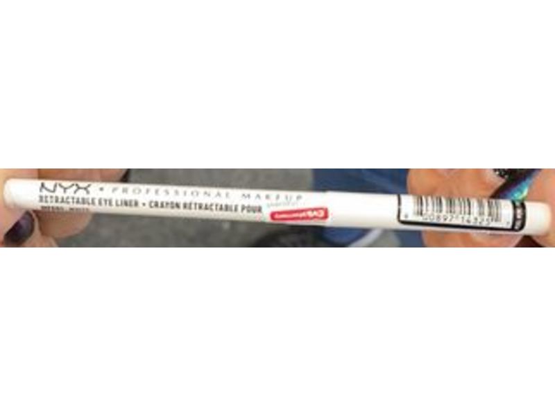 NYX Mechanical Eye Liner, White, 0.01 oz